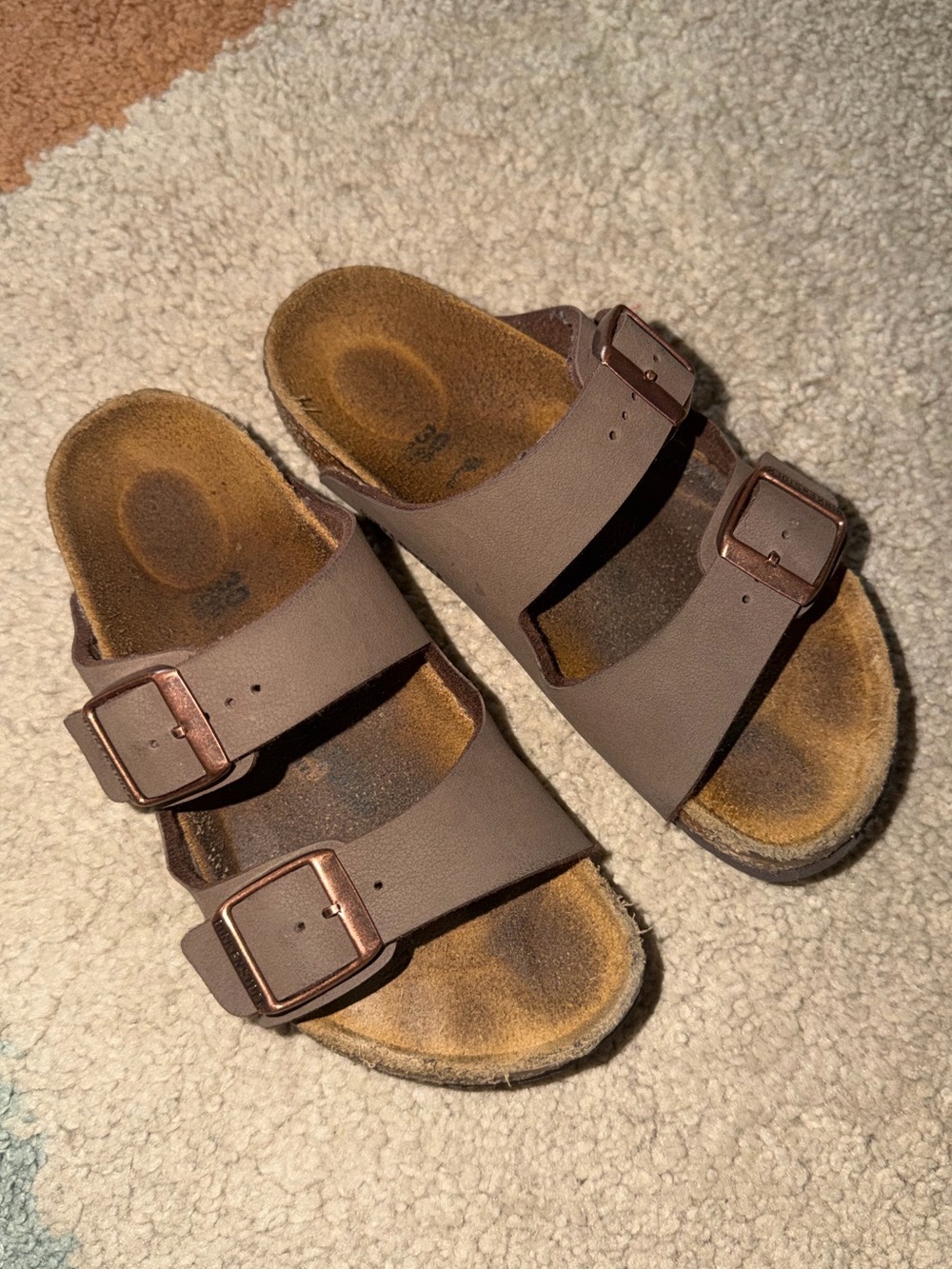 Birkenstock Arizona (Big) Kid’s Birkibuc Mocha Size EU 30 Sandal